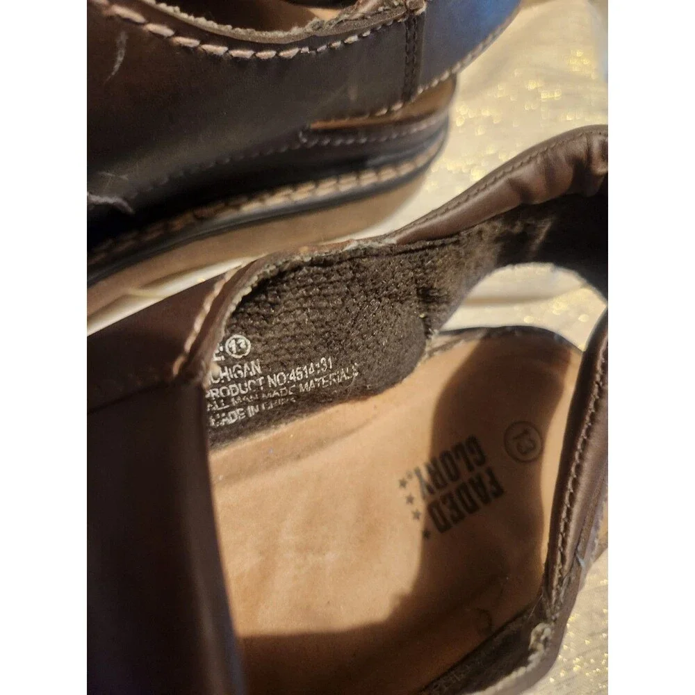 Vintage Faded Glory Fisherman Michigan Platform Sandals Mens Brown Y2K Chunky 13